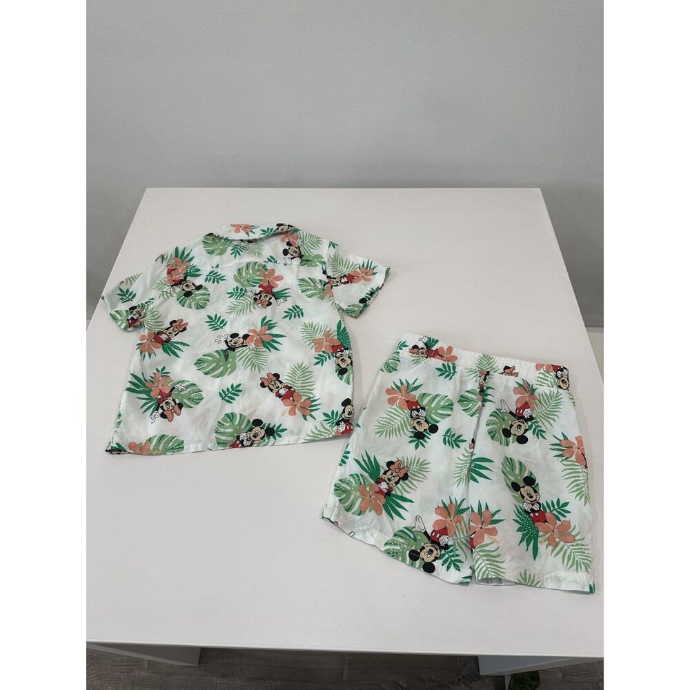 Disney Mickey & Minnie 2-Piece Hawaiian Outfit Tropical Set